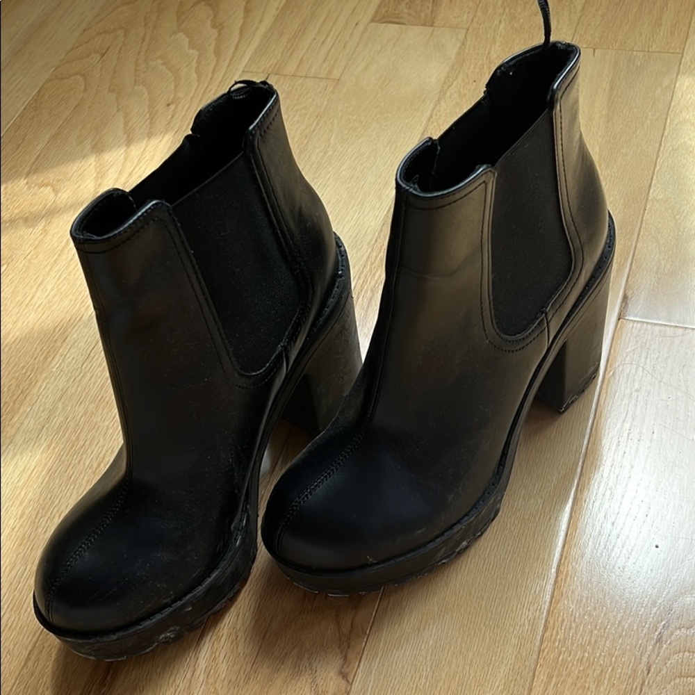 H&M tall black booties